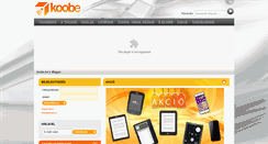 Desktop Screenshot of koobe.hu